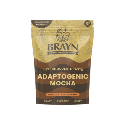 Brayn Adaptogenic Mocha package on a white background